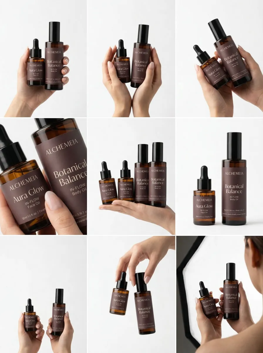 Studio Hand Holding Product