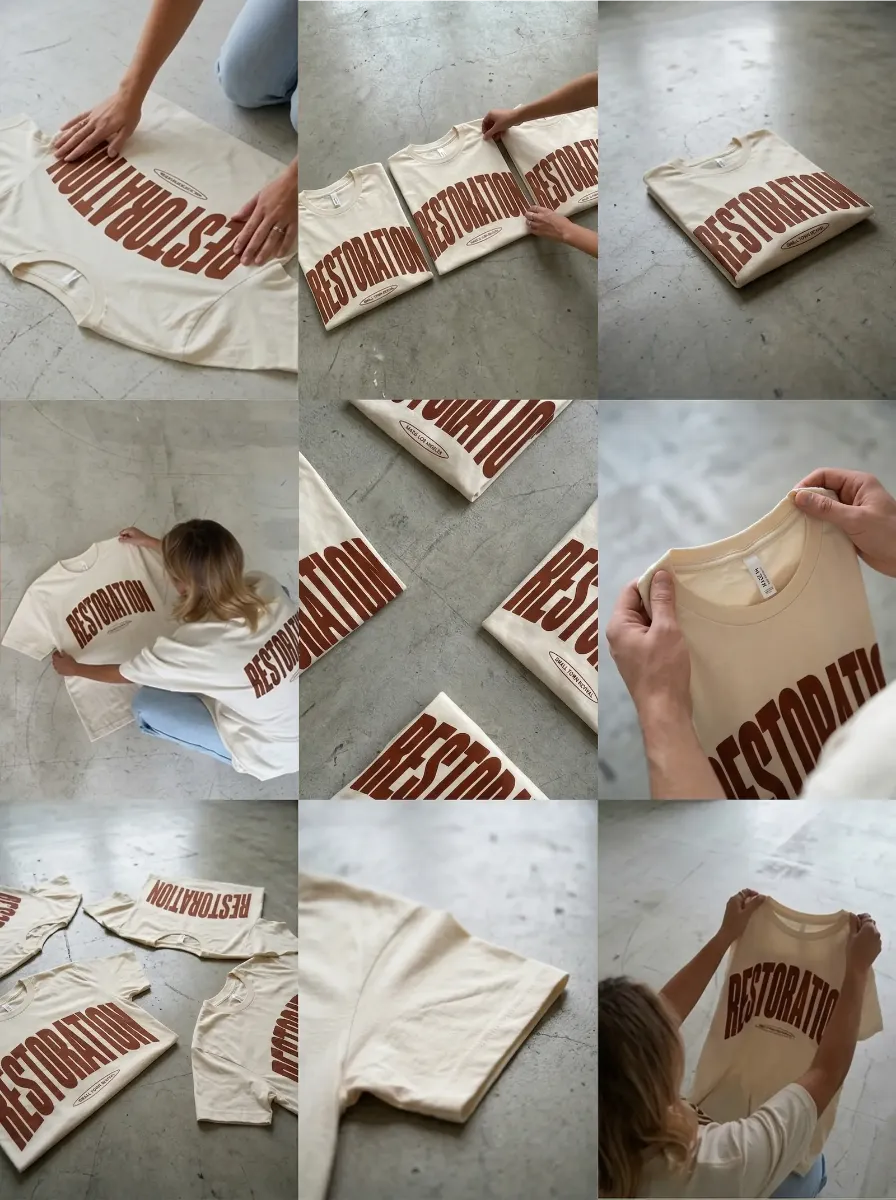 Clothing Flat Lay Studio